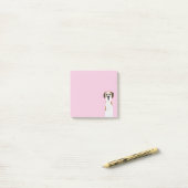 Post-it® Grand Dane Fawnequin Chien (Sur un bureau)