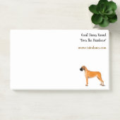 Post-it® grand Danois Fawn bloc (Bureau)