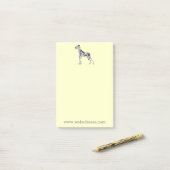 Post-it® Grand Danois merle (Sur un bureau)