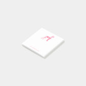 Post-it® Grand Danois rose polygone (Incliné)