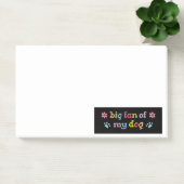 Post-it® Grand fan de mon chien (Bureau)