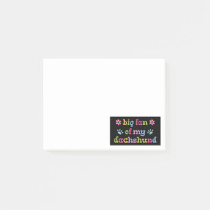 Post-it® Grand fan de mon teckel