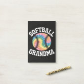 Post-it® Grand-mère de softball (Sur un bureau)