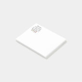 Post-it® Grand-mère est la réponse Fun Kids Citation (Incliné)