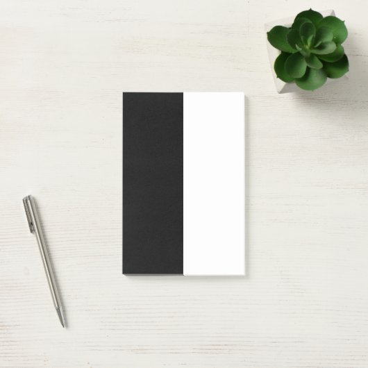 Post-it® Grand Milieu noir et blanc (Bureau)