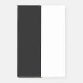 Post-it® Grand Milieu noir et blanc (Devant)