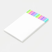 Post-it® Grand rayé de sucrerie (Incliné)