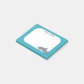 Post-it® Grand requin blanc Personnalisé (Incliné)