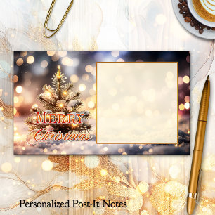 Post-it® Grand sapin de Noël scintillant pour les fêtes