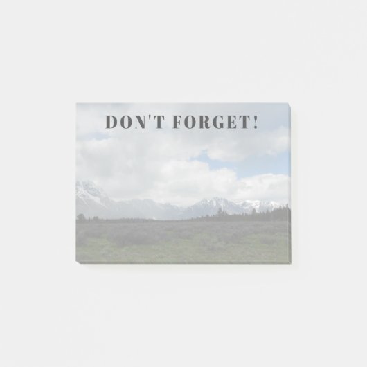 Post-it® Grand Teton National Park Rappel Post-it Notes (Devant)