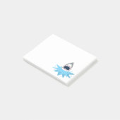 Post-it® Grande bande dessinée de requin blanc (Incliné)