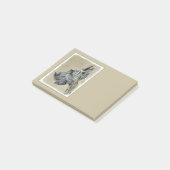 Post-it® Grande Danse (Brindle) Peinture - Art Chien origin (Incliné)