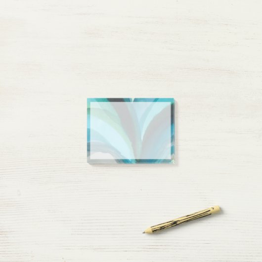 Post-it® Grande feuille bleue I (Sur un bureau)