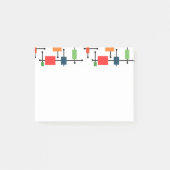 Post-it® Grande grille moderne du milieu du siècle (Devant)