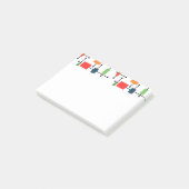 Post-it® Grande grille moderne du milieu du siècle (Incliné)