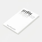 Post-it® Grande note de Courrier-it® de psychologue fait (Incliné)