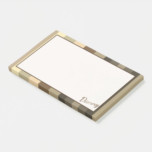 Post-it® Grande note personnalisée pour Danny ou vous (Incliné)