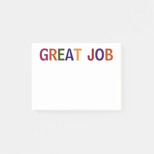 Post-it® Grande tâche multicolore (Devant)