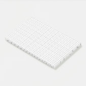 Post-it® Grandes notes collantes de papier de graphique (Incliné)