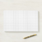 Post-it® Grandes notes collantes de papier de graphique (Sur un bureau)