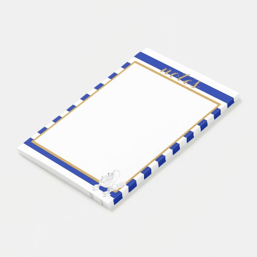 Post-it® Grandes notes de post-it chics de caniche (Incliné)