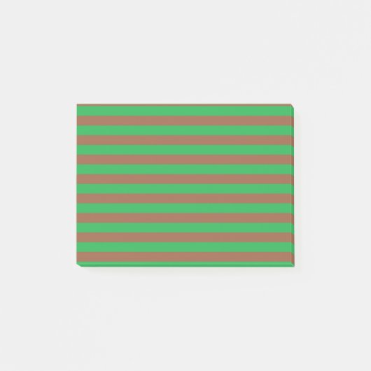 Post-it® Grandes vertes et Brown (Devant)