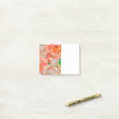 Post-it® Grands roses de jardin, oranges (Sur un bureau)