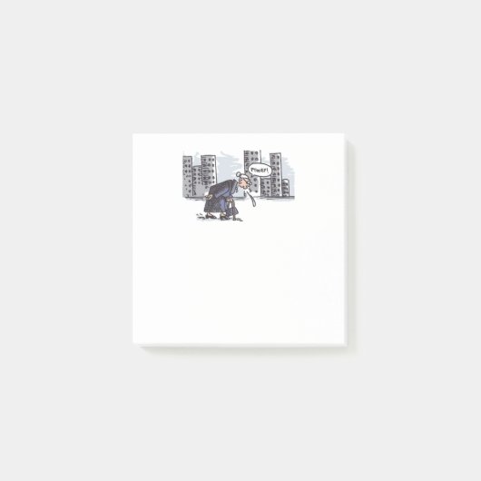 Post-it® Granny Spitting ! Plaquettes blanches (Devant)