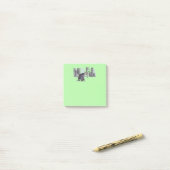 Post-it® Granny Spitting ! Plaquettes de notes vertes (Sur un bureau)