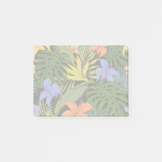 Post-it® Graphique de fleur d'Aloha de Hawaii tropical (Devant)