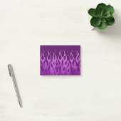 Post-it® Graphique des flammes de course violet Cool (Bureau)