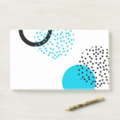 Post-it® Graphique moderne, simple, tendance, en cercle urb (Sur un bureau)