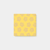 Post-it® Gras Jaune Fleurs Whimsical Designs for Spring (Devant)