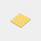 Post-it® Gras Jaune Fleurs Whimsical Designs for Spring (Incliné)