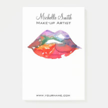 Gras Rainbow Lips Aquarelle Dessin maquillage beau