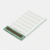 Post-it® Grate d'air turquoise contemporaine (Incliné)