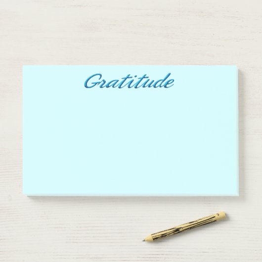 Post-it® gratitude (Sur un bureau)