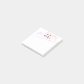 Post-it® *~* Gratitude Affirmation Ombre Pink JE SUIS REMER (Incliné)