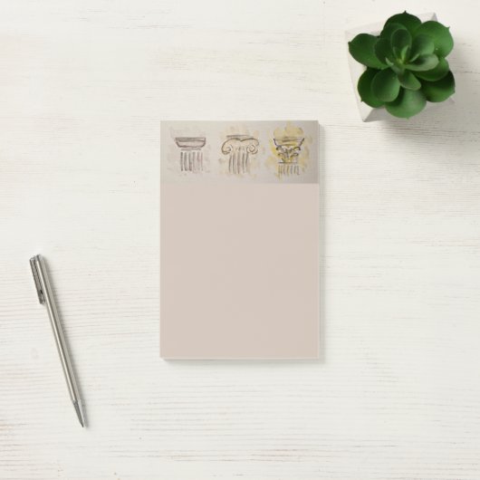 Post-it® Greek Columns Notepad (Bureau)