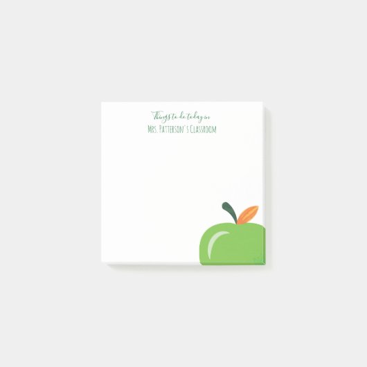 Post-it® Green Apple Modern Enseignant Petites notes post-i (Devant)