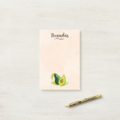 Post-it® Green Avocado Still Life Fruit "Rappels" (Sur un bureau)