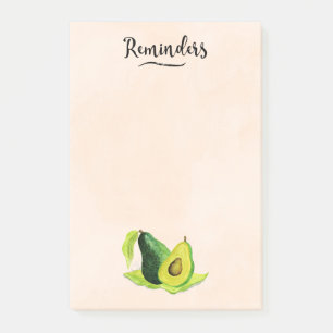Post-it® Green Avocado Still Life Fruit "Rappels"