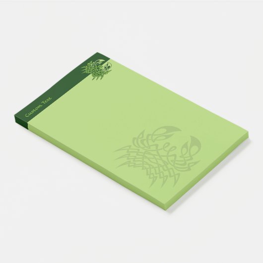 Post-it® Green crab Celtic Knot (Incliné)