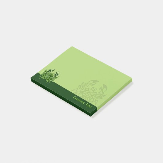 Post-it® Green crab Celtic Knot (Incliné)