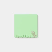 Post-it® Green Dinosaur Post-it notes, notes collantes (Devant)