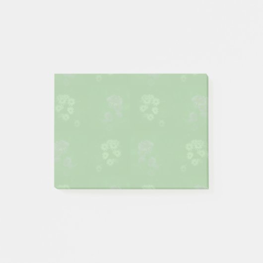 Post-it® Green floral (Devant)