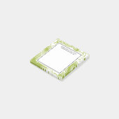 Post-it® Green Palm Leaves Rainforest Pattern (Incliné)