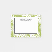 Post-it® Green Palm Leaves Rainforest Pattern (Devant)