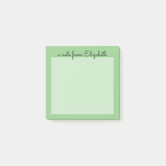 Post-it® Green Pastel (Devant)