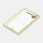 Post-it® Green Polka Dot Red Diamond IMPORTANT (Incliné)